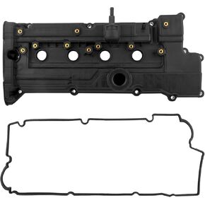 264-990 Front Engine Valve Cover with Gasket for Hyundai Accent L4 1.6L 2006-2011 Kia Rio L4 1.6L 2006-2011 Rio5 L4 1.6L 2006-2011, 2241026860 2241026855 2244126801