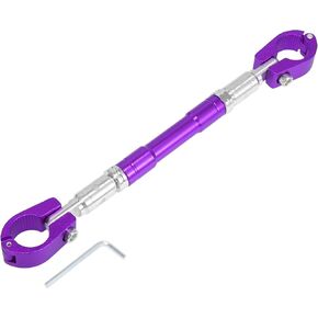1Set Universal 22mm Purple Motorcycle Balance Bar Aluminum Alloy Crossbar Handlebar Motorbike Reinforce Lever Accessories Grips Handle Bar Automotive Parts