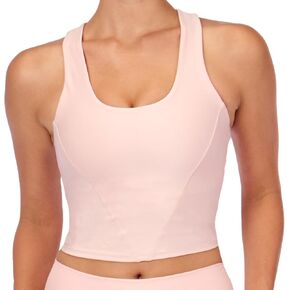 KADI Women's V-Front Tonal Zigzag Stitch Racerback Bra