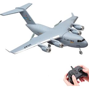 RC Plane C17, 2 Channels Remote Control Airplane, RC Airplane Ready to Fly, Remote Control Plane for Kids,Boys,Girls,Children,Beginner