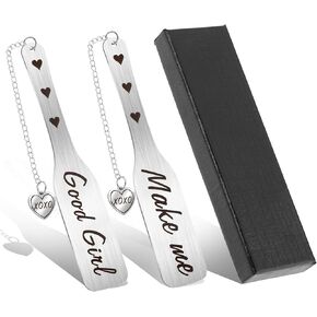 Metal Bookmark, 2Pcs Bookmark Gifts for Reading Women, Funny Bookmarks, Bookish Dark Romance Bookmarks, Book Lovers Gifts, Book Accessories for Book Lover Spicy Reader Gifts Friendship Gifts