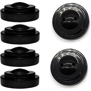 6Pcs Plastic Desk Miniature Flag Base Table Centerpiece Mini Stick Flag Holder Stands 2 Hole Mini Flag Round Base for Home Office Conferences Decoration Accessories, Black