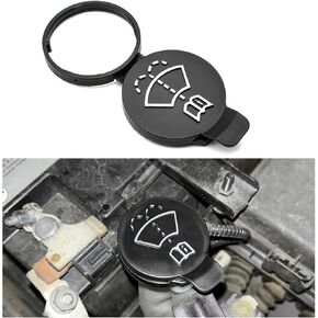 Windshield Wiper Washer Fluid Reservoir Tank Bottle Cap, Plastic Car Wiper Bottle Cover Replacement Cap Fit for OEM 13227300, 12767700, 12788573, 19172571