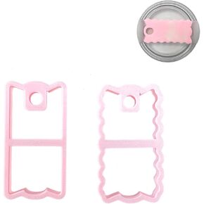 قطعتان من قواطع طين البوليمر من SPANSEE، قاطعة طين لبطاقات اسم كأس ستانلي المخصصة بوزن 30 أونصة، وقواطع طين ذات حافة حادة، وأدوات طين، تعمل فقط مع أكواب ستانلي H2.0 بوزن 30 أونصة (تمت ترقيتها) in Kuwait