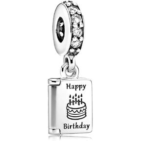 925 Sterling Silver Family Charms Mom Friends Dangle fit Bracelets Necklaces,Movie Hero Charms for Bracelet with 5A Cubic Zirconia Valentine Mother's Day Gift for Women