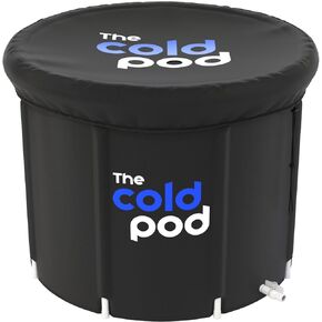 Ice Bath Tub for Athletes Large: Cold Plunge Tub Outdoor with Cover,116 Gallons Capacity Portable Ice Bath Barrel Plunge Pool by The Cold Pod,Easy Install