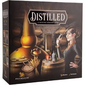 A Spirited Strategy Game, Highly-Thematic Euro Game, Strive for The Title of Master Distiller, 1 to 5 Players, Ages 14 and up