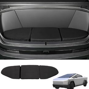 Frunk Seat Cushion Compatible with Tesla Cybertruck 2024, Dual-Layer Sponge, Water-Resistant, Non-Slip Foldable Cushion for Cybertruck Accessories