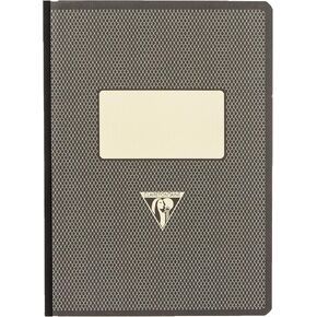 Clairefontaine 195246 °C 1951 Back to Basics Notebook, 96 Sheets Lined DIN A5 14.8 x 21 cm with Bound Cover and Soft Black Cover X 1 Single