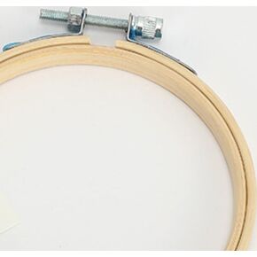 SHEUTSAN 40 Pieces 4 Inch Embroidery Hoops Bulk, Small Bamboo Cross Stitch Rings, Mini Wooden Embroidery Hoop for Embroidery, Art Craft Sewing