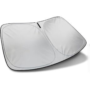 Autotech Park Foldable Sunshade Compatible with 2015-2019 Lincoln MKC SUV, UV Reflective and Easy Storage, Custom-fit Car Windshield Sun Shade