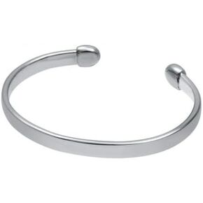 Men's Silver Torque Bangle Bracelet | Solid 925 Sterling Silver Bangle For Men