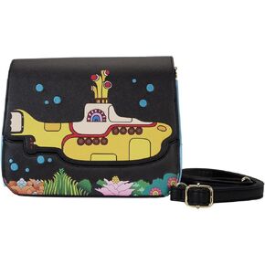 Loungefly The Beatles Yellow Submarine Flap Pocket Crossbody Bag
