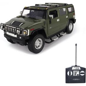 Vinie سيارة جيب للتحكم عن بعد للأولاد، RC Cars Hummer H2، مقياس 1:14 ألعاب أطفال مرخصة رسميًا، سيارة الانجراف مع أضواء LED رائعة، 4 5 6 7 8 9 10 11 12 عامًا هدية عيد ميلاد للصبي (أخضر جيشي)