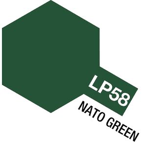 TAMIYA Lacquer Paint LP-58 NATO Green 10 ML TAM82158 Lacquer Primers & Paints