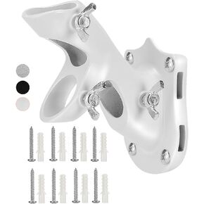UNCO- Aluminum Flag Pole Holder, Heavy Duty Aluminum Mount, Flag Pole Bracket, Flag Pole Holder Mounting Bracket, Flag Pole Brackets for House, Flag Pole Mounting Bracket, Flag Pole Holder for House