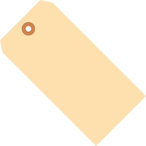 Discount Tag & Label Manila Shipping Tags, 10 Pt, 6 1/4" x 3 1/8", 8, (Case of 1000)