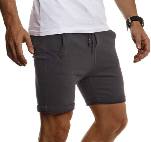 Leif Nelson Men's Jogging Shorts, Short Training Pants, Sports Pants, Slim fit LN8316 in Kuwait