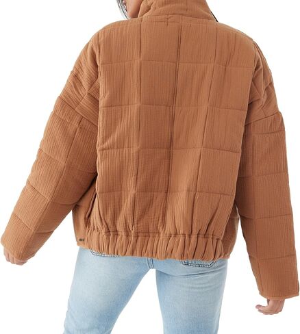 O'NEILL Womens Mabeline Jacket, Taupe Gray, M in Saudi Arabia
