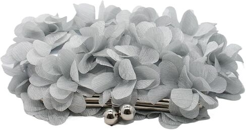 Women Floral Clutch Purses Satin Floral Appliques Evening Bags Bridal Wedding Party Prom Handbags in Saudi Arabia