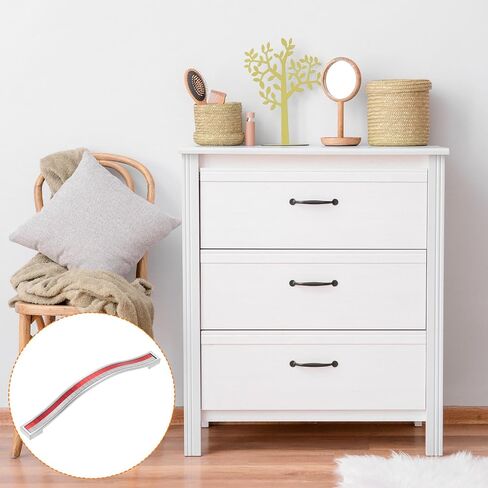 uxcell Cabinet Pulls Drawer Handle 96mm Hole Centers Alloy Crystal Black 6Pcs in Saudi Arabia