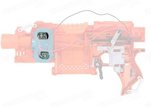 WORKER 180 Motor Set for nerf N-Strike Elite stryfe and Rapidstrike CS-18 Modify Toy Color Silver in Saudi Arabia