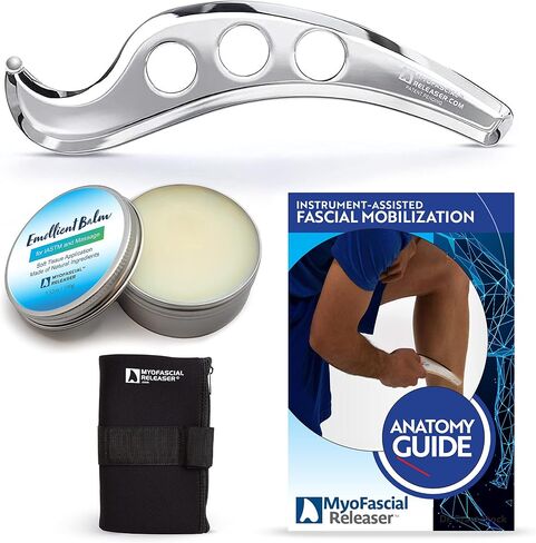 Myofascial Releaser Micro Tool - Muscle and Fascia Scraper - Stainless Steel Tools for Gua Sha, IASTM, Myofascial Release, Scraping Massage and Other Soft Tissue Mobilization Techniques in Saudi Arabia
