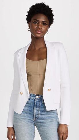 بليزر صوفيا منسوج للنساء من L'AGENCE in Kuwait