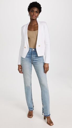 بليزر صوفيا منسوج للنساء من L'AGENCE in Kuwait