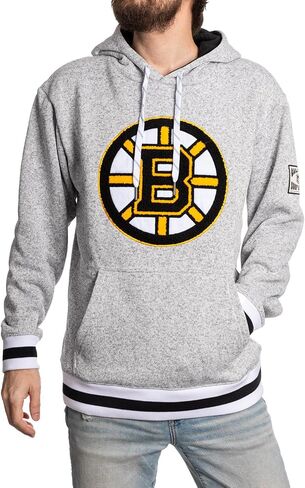 Calhoun NHL Surf & Skate Mens Muskoka Team Striped Premium Pullover Hoodie in Kuwait