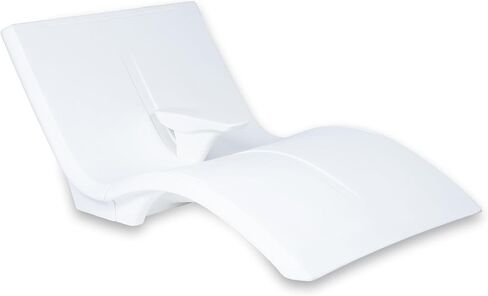 Step2 Vero Pool Lounger – White – Pool Lounge Chair – Sleek, Durable Outdoor Chaise Lounger – Use In Pool Tanning Ledge, Sun Shelf, Baja Shelf or Outside on the Pool Deck in Saudi Arabia