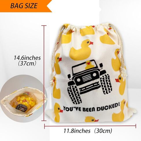 LANBAIHE You've been Ducked، مجموعة بطة البط، مجموعة 91 قطعة، 20 بطاقة بطة، 20 بطة مطاطية صفراء، 50 شريطًا مطاطيًا، 1 حقيبة بطة برباط، هدية لأي متحمس للبط (بطة مطاطية صفراء 02) in Kuwait