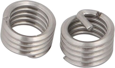 uxcell 1/4-20x0.75" 304 Stainless Steel Helical Coil Wire Thread Insert 25pcs in Saudi Arabia