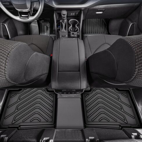 Floor Mats and Cargo Liner for Chevrolet Tahoe/GMC Yukon 7 Seater 2024-2021 Tahoe/GMC Yukon (Denali) Floor Liners w/ 2nd Row Bucket Seats, All Weather Car Mats Set Accessories (Not for Yukon XL) in Saudi Arabia