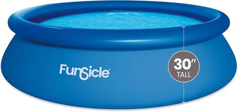 Funsicle 15 × 36 بوصة مجموعة دائرية قابلة للنفخ في الهواء الطلق فوق الأرض مجموعة حمام سباحة مستديرة مع مضخة وفلتر خرطوشة من النوع D in Kuwait