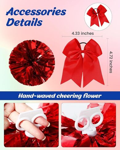Cheerleader Outfit For Girls Halloween Costume For Kids 5-12 Years Cheer Uniform Set Fancy Dress For Party Birthday in Kuwait