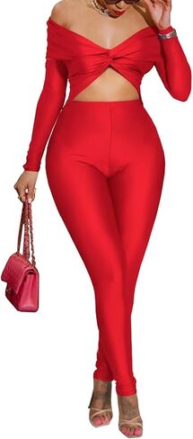 Sexy Jumpsuits for Women Off Shoulder Cut Out One Piece Bodycon Romper Club Night Outfits in Kuwait