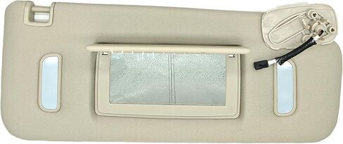 Gray Right Passenger Side Car Sun Visor Fits for 2007-2014 Cadillac Escalade Chevy Tahoe GMC Yukon 2007-2013 Chevy Avalanche Silverado GMC 1500 2500HD 3500HD, Replaces 22850306 in Saudi Arabia
