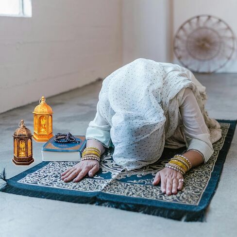 AmFor رمضان الفوانيس LED عيد مبارك مصابيح شمعة - 2 قطعة خمر زينة رمضان أضواء العيد LED عيد مبارك شمعة مصباح الشموع شنقا فانوس للمنزل منضدية حفل زفاف in Kuwait
