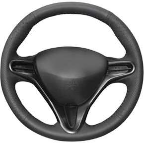 MEWANT Leather Steering Wheel Cover for Honda Civic 8 2006-2011 Steering Wheel Cover