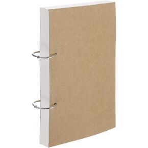 PATIKIL 7 x 10" Loose Leaf Sketch Book, 75 Sheets 150 Pages 160GSM Refillable Thickened Spiral Sketchbook for Drawing Painting Art Journal