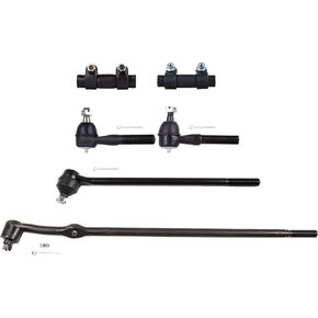 6PCS Front Tie Rod End Center Link Suspension Kit Fit for 1980-1996 for Ford Bronco 1980-1997 for Ford F-250 1980-1985 for Ford F-350 RWD