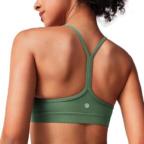 BAYDI Clouduxi Y Back Sports Bras for Women - Light Support Racerback Yoga Bra, A-C Cups