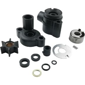 Water Pump Impeller Repair Kit 70941A3 for Mercury and Mariner Outboard 4 4.5 6 7.5 9.8 HP 1975-1986 Used Driveshaft Diameter .456 Inch 46-70941A3
