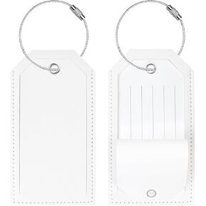 Gloppie Luggage Tags for Suitcases Travel Bag Tags for Luggage Name Suitcase Baggage Tag 2 Pack Black