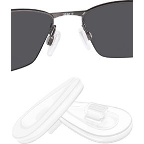 BLAZERBUCK Clear Replacement Nose Piece Pads for Oakley Sway Bar OX5073 | Sway Bar 0.5 OX5076