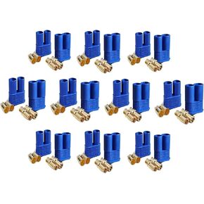 EC8 Connector w/ 8mm Gold Bullet Plug Male Female Banana Plug Connector for RC ESC Motor LIPO Battery 10 Pairs