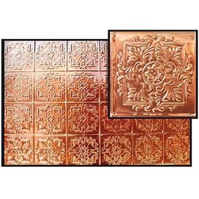 Melody Jane Dollhouse Real Copper Ceiling Miniature 1:12 Scale 9.3/4 x 6.3/4 inches