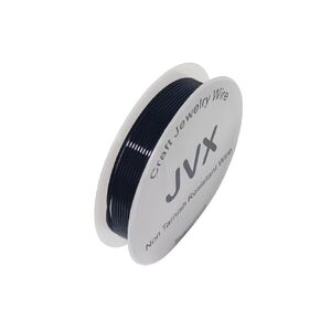 JVX Black Color 26 Gauge 10 Meter Non Tarnish Resistant Copper Wire for Jewelry Beading and Craft Wire