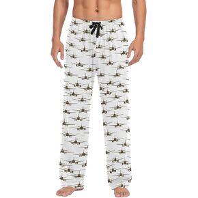 Ollabaky Men's Pajama Pants Sleepwear Lounge Pajama Bottoms with Pockets, S M L XL XXL